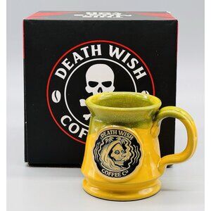 Death Wish Coffee Mug 2022 Pineapple Express Deneen Pottery Hazed Confused 1